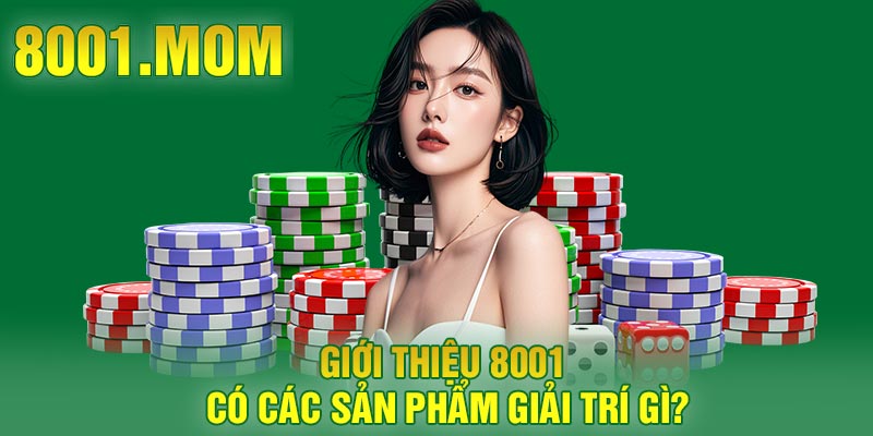 Giới thiệu 8001 có các sản phẩm giải trí gì?