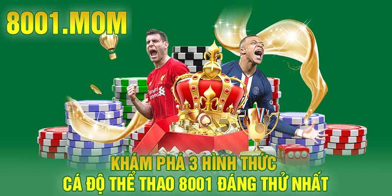 Khám phá 3 hình thức cá độ thể thao 8001 đáng thử nhất